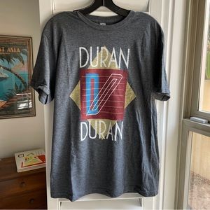 Duran Duran Concert Tee Gray Medium Hollywood Bowl 2022